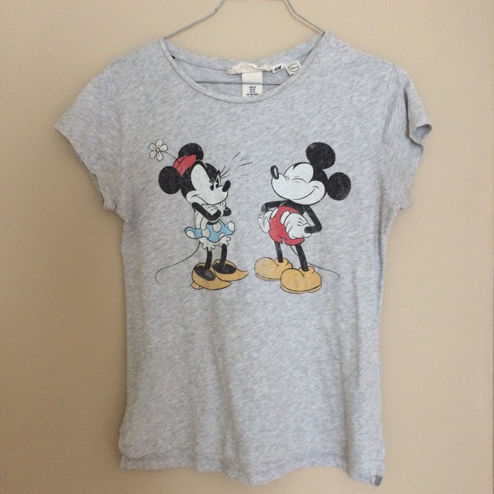 H&M Disney Minnie & Mickey T-shirt GUC